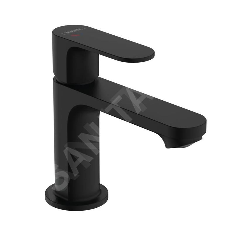 Hansgrohe Rebris S - Mitigeur de lavabo avec vidage, CoolStart, EcoSmart, noir mat 72586670