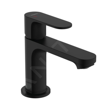 Hansgrohe Rebris S - Mitigeur de lavabo avec vidage, CoolStart, EcoSmart, noir mat 72586670