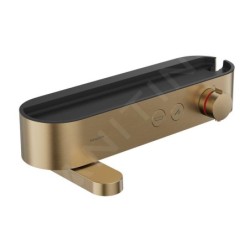 Hansgrohe ShowerTablet Select - Mitigeur thermostatique de baignoire, bronze brossé 24340140