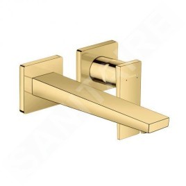 Hansgrohe Metropol - Mitigeur de lavabo encastré, 2 trous, aspect doré poli 32526990