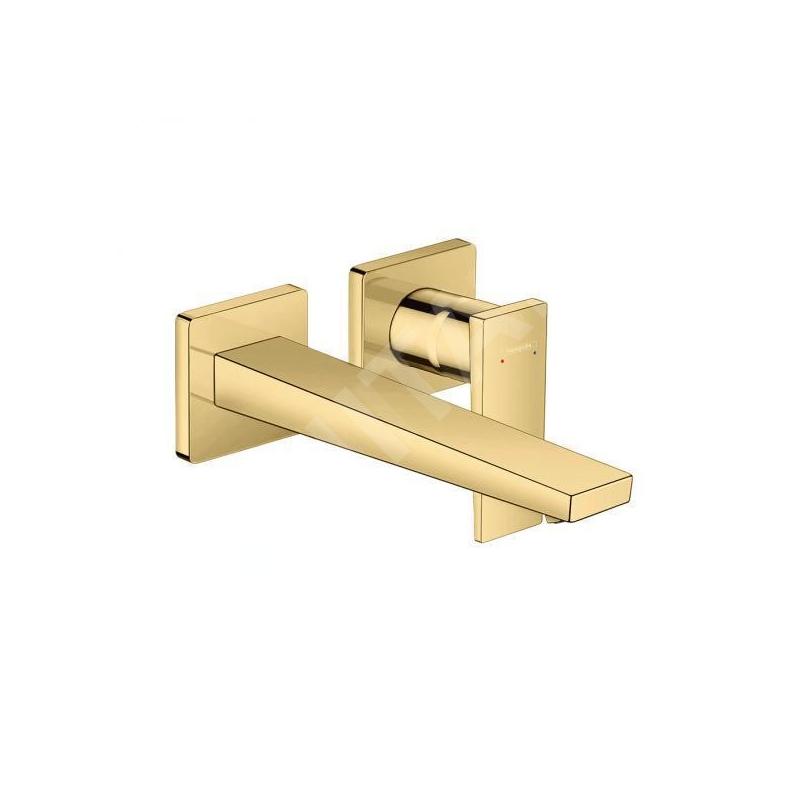 Hansgrohe Metropol - Mitigeur de lavabo encastré, 2 trous, aspect doré poli 32526990