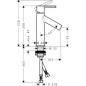 Axor Starck - Mitigeur de lavabo 210, chrome 10003000