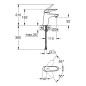 Grohe Eurostyle - Mitigeur de lavabo S, chrome 23715003
