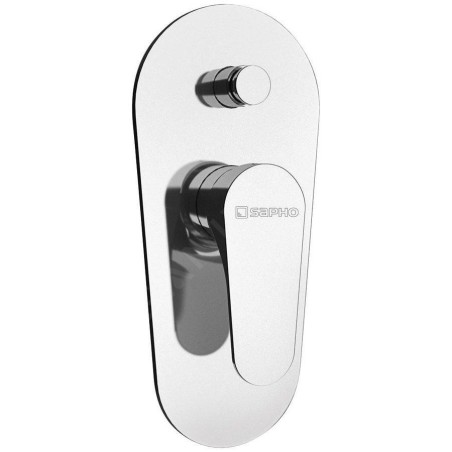 Sapho Corneli - Mitigeur encastré de douche avec corps d'encastrement, 2 sorties, chrome CE42