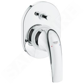 Grohe BauCurve - Mitigeur de baignoire encastré, avec corps, chrome 29043000