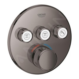 Grohe Grohtherm SmartControl - Mitigeur thermostatique encastré de douche, 3 sorties, Hard Graphite 29121A00