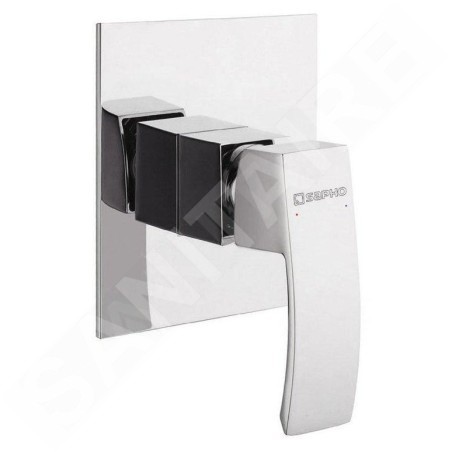 Sapho Ginko - Mitigeur de douche encastré, avec corps d’encastrement, chrome 1101-41