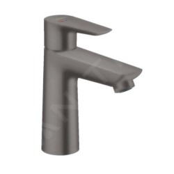 Hansgrohe Talis E - Mitigeur d'évier avec garniture de vidage, CoolStart, chrome noir brossé 71713340