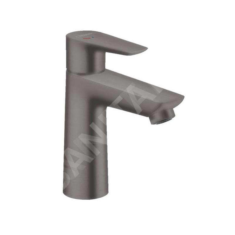 Hansgrohe Talis E - Mitigeur d'évier avec garniture de vidage, CoolStart, chrome noir brossé 71713340