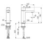 Hansa Stela - Mitigeur de lavabo, chrome 57192273