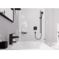 Hansgrohe Logis - Mitigeur de lavabo avec vidage Push-Open, EcoSmart, noir mat 71107670
