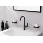 Hansgrohe Logis - Mitigeur de lavabo avec vidage, EcoSmart, noir mat 71130670