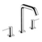 Hansgrohe Tecturis S - Mitigeur de lavabo avec vidage Push-Open, installation à 3 trous, EcoSmart, chrome 73330000