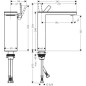 Axor MyEdition - Mitigeur de lavabo, avec garniture de vidage Push-Open, chrome/verre mirroir 47020000