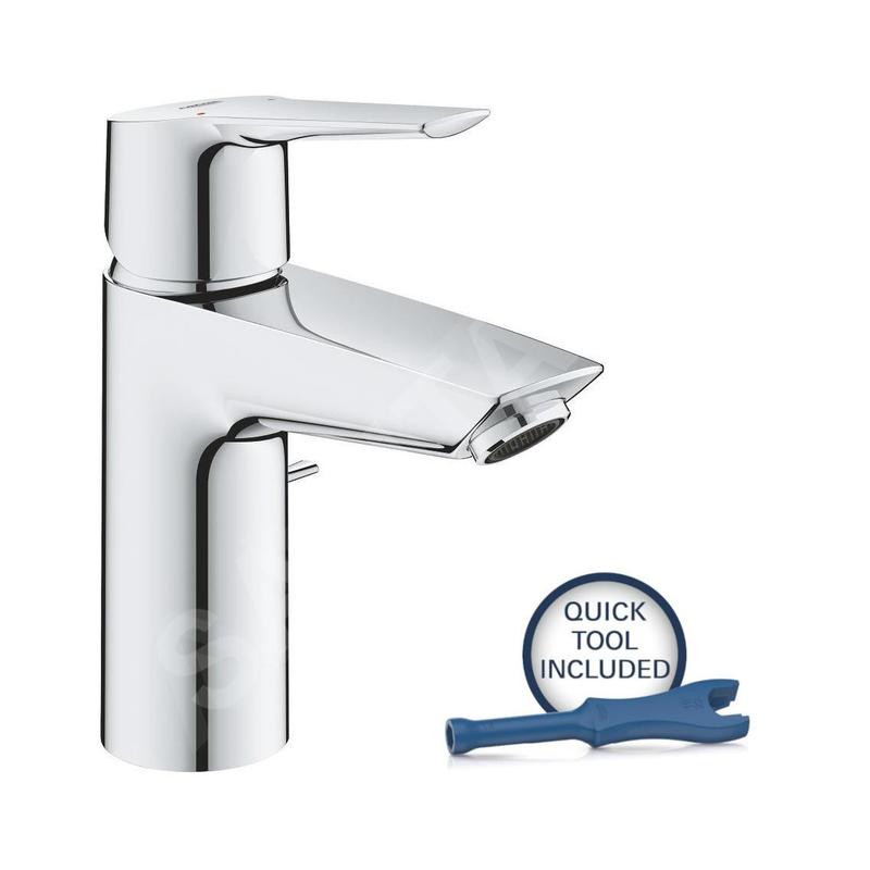 Grohe QuickFix Start - Mitigeur de lavabo avec vidage, démarrage à froid, chrome 31137002
