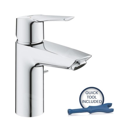 Grohe QuickFix Start - Mitigeur de lavabo avec vidage, démarrage à froid, chrome 31137002