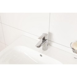 Grohe QuickFix Start - Mitigeur de lavabo avec vidage, démarrage à froid, chrome 31137002