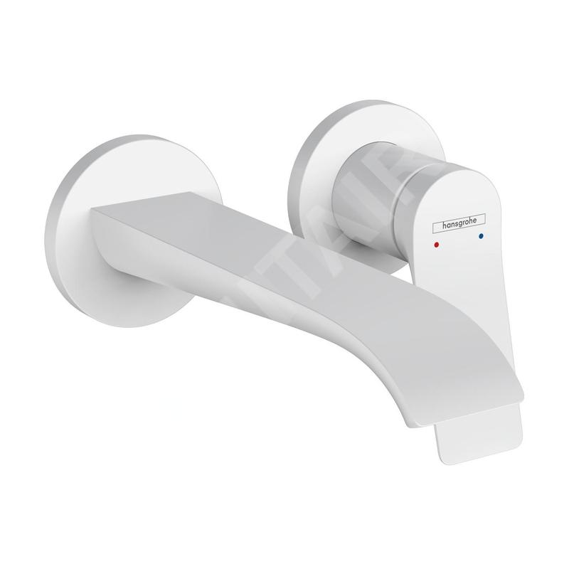 Hansgrohe Vivenis - Mitigeur de lavabo encastré, installation 2 trous, EcoSmart, blanc mat 75050700