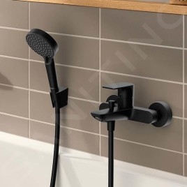 Hansgrohe Rebris E - Mitigeur de baignoire, noir mat 72450670