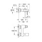 Grohe Eurocube - Mitigeur de baignoire, chrome 23140000
