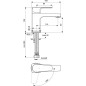 Ideal Standard Cerafine D - Mitigeur de lavabo, BlueStart, chrome BC683AA