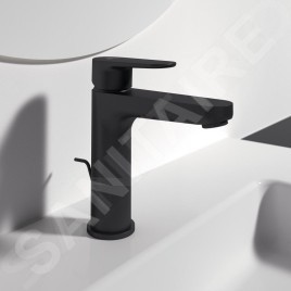 Ideal Standard Cerafine O - Mitigeur de lavabo avec vidage, noir BC699XG