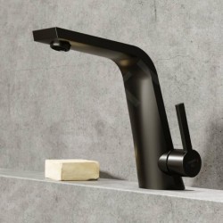 Steinberg 260 - Mitigeur de lavabo avec vidage, noir mat 260 1000 1 S