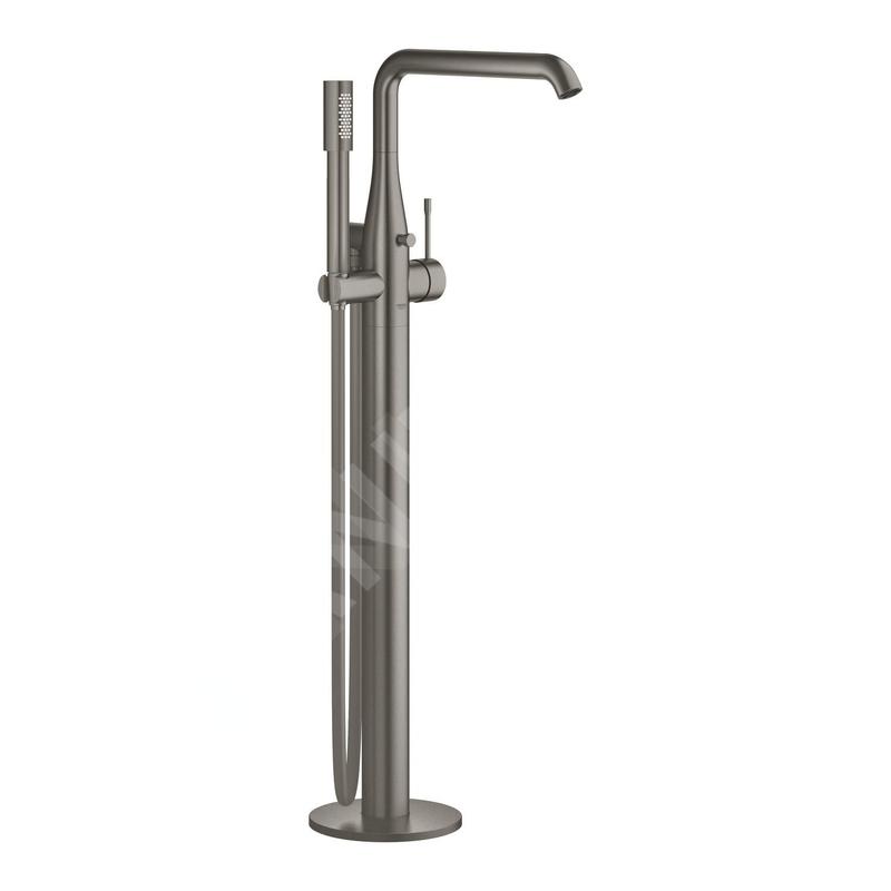 Grohe Essence - Mitigeur de baignoire à monter au sol, graphite foncé brossé 23491AL1