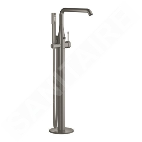 Grohe Essence - Mitigeur de baignoire à monter au sol, graphite foncé brossé 23491AL1