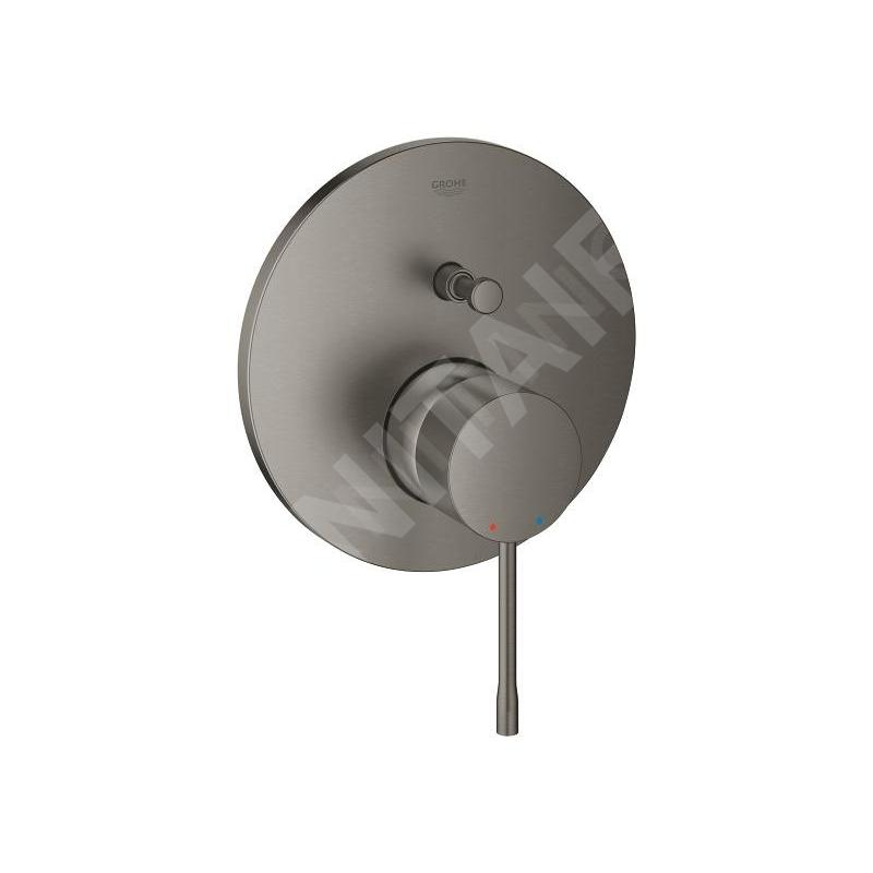 Grohe Essence - Robinet à encastrer pour 2 sorties, Hard Graphite brossé 24058AL1