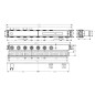 Hansgrohe Corps d’encastrement - Corps d’encastrement RainSelect pour 5 sorties, chrome 15313180