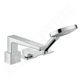 Hansgrohe Metropol - Mitigeur pour montage sur bord de baignoire, installation 3 trous, chrome 32551000