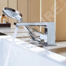 Hansgrohe Metropol - Mitigeur pour montage sur bord de baignoire, installation 3 trous, chrome 32551000