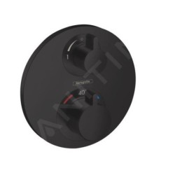 Hansgrohe Ecostat S - Mitigeur thermostatique encastré pour 2 appareils, noir mat 15758670