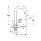 Grohe Universal - Robinet de lavabo, Hard Graphite brossé 20201AL0
