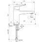 Ideal Standard CeraPlan - Mitigeur de lavabo, noir BD222XG