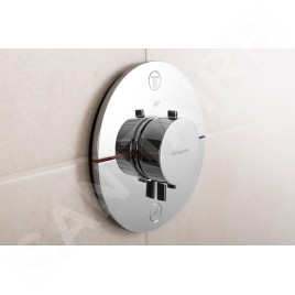 Hansgrohe ShowerSelect Comfort - Mitigeur thermostatique encastré pour 2 sorties, chrome 15554000