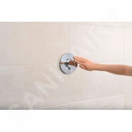Hansgrohe ShowerSelect Comfort - Mitigeur thermostatique encastré pour 2 sorties, chrome 15554000
