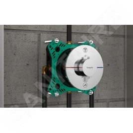 Hansgrohe ShowerSelect Comfort - Mitigeur thermostatique encastré pour 2 sorties, chrome 15554000