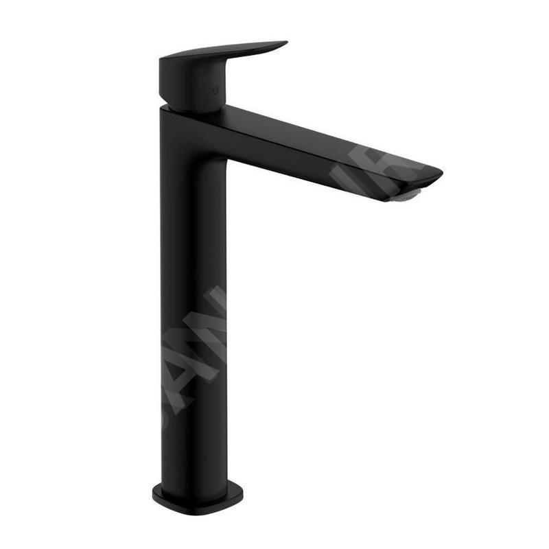 Hansgrohe Logis - Mitigeur de lavabo avec vidage, EcoSmart, noir mat 71257670