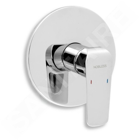 Novaservis Nobless Tina - Robinetterie de douche encastrée, chrome 38050,0