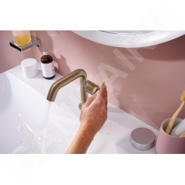 Hansgrohe Tecturis S - Mitigeur de lavabo, CoolStart, EcoSmart, bronze brossé 73321140