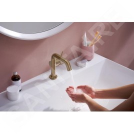 Hansgrohe Tecturis S - Mitigeur de lavabo, CoolStart, EcoSmart, bronze brossé 73321140