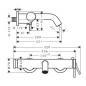 Hansgrohe Tecturis S - Mitigeur de baignoire, blanc mat 73422700