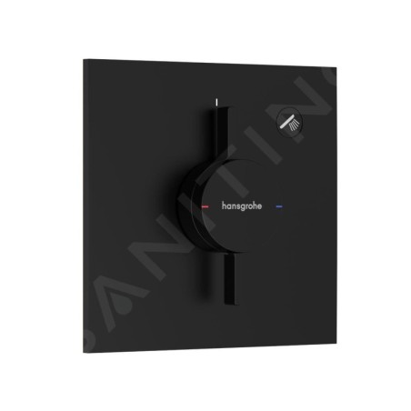Hansgrohe DuoTurn E - Mitigeur de douche encastré, noir mat 75617670
