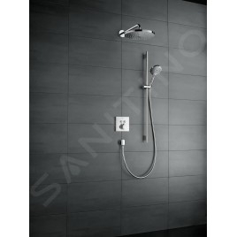 Hansgrohe Shower Select - Robinet thermostatique encastré avec 2 fonctions, noir chromé brossé 15763340