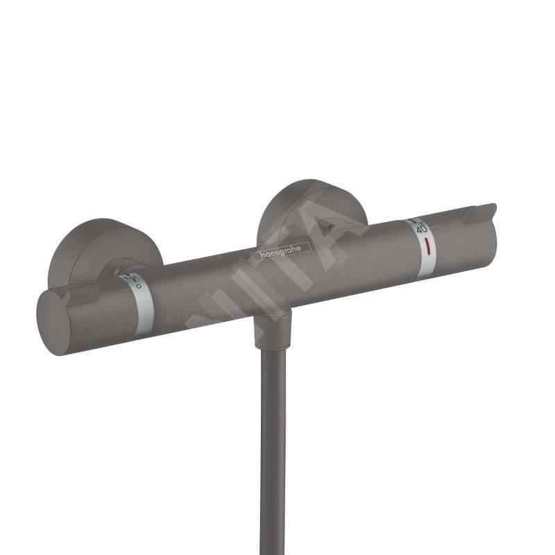 Hansgrohe Ecostat Comfort - Mitigeur de baignoire, noir chromé brossé 13116340