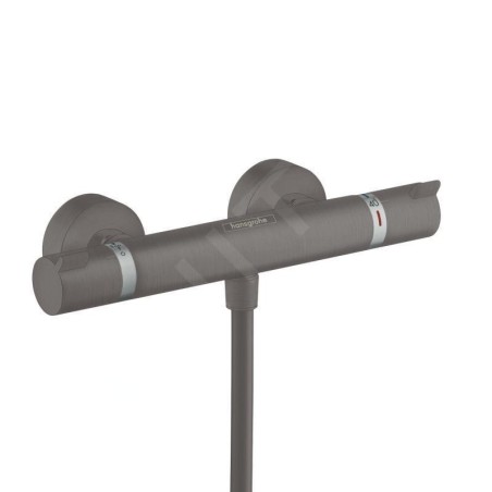 Hansgrohe Ecostat Comfort - Mitigeur de baignoire, noir chromé brossé 13116340