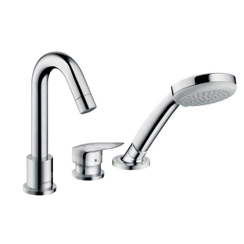 Hansgrohe Logis - Mitigeur pour montage sur bord de baignoire, installation 3 trous, chrome 71310000 Hansgrohe Logis - Mitigeur pour montage sur bord de baignoire, installation 3 trous, chrome 71310000