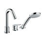 Hansgrohe Logis - Mitigeur pour montage sur bord de baignoire, installation 3 trous, chrome 71310000 Hansgrohe Logis - Mitigeur pour montage sur bord de baignoire, installation 3 trous, chrome 71310000